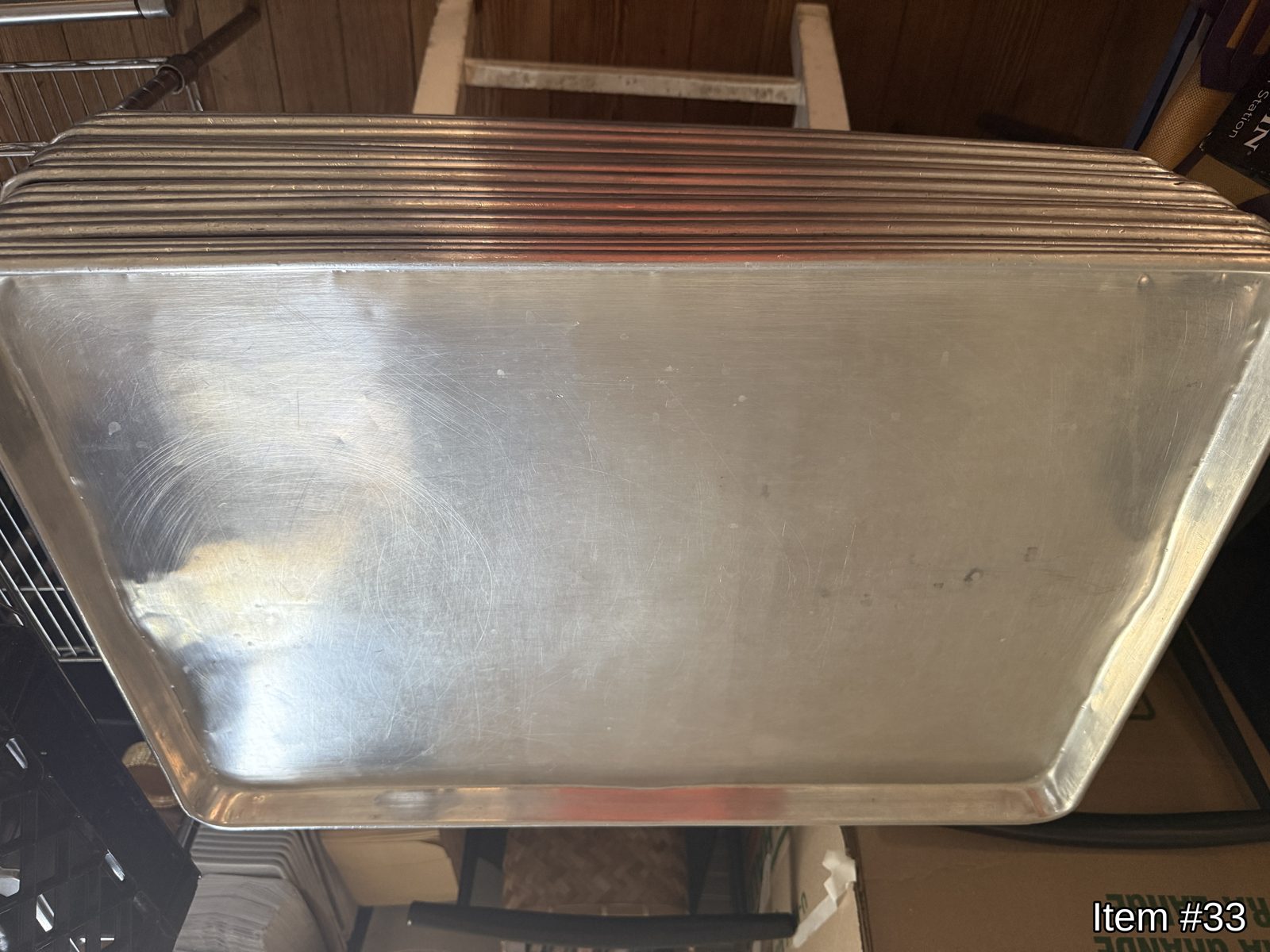 Large sheet trays (x17)