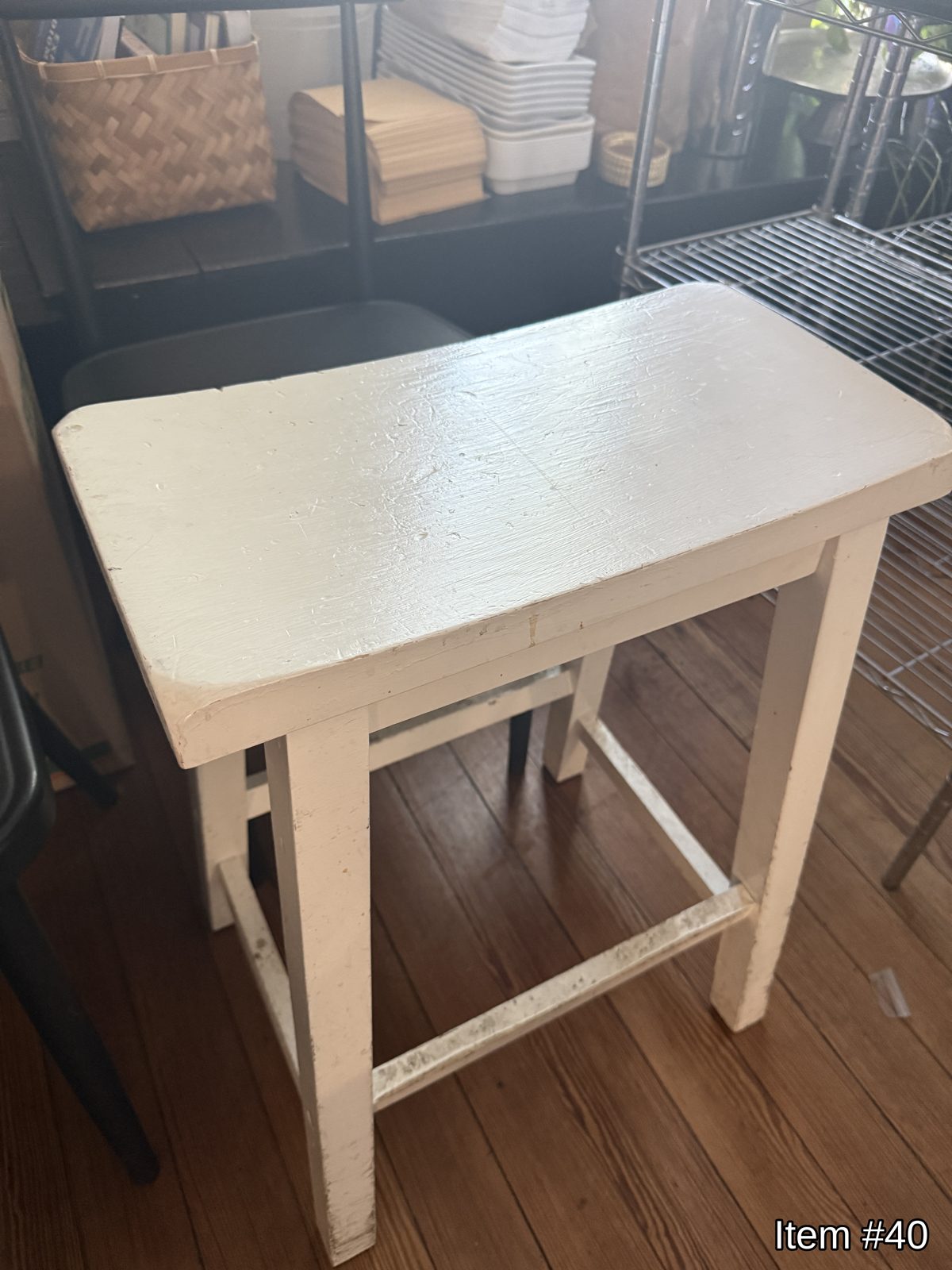 Wooden stool (x2)