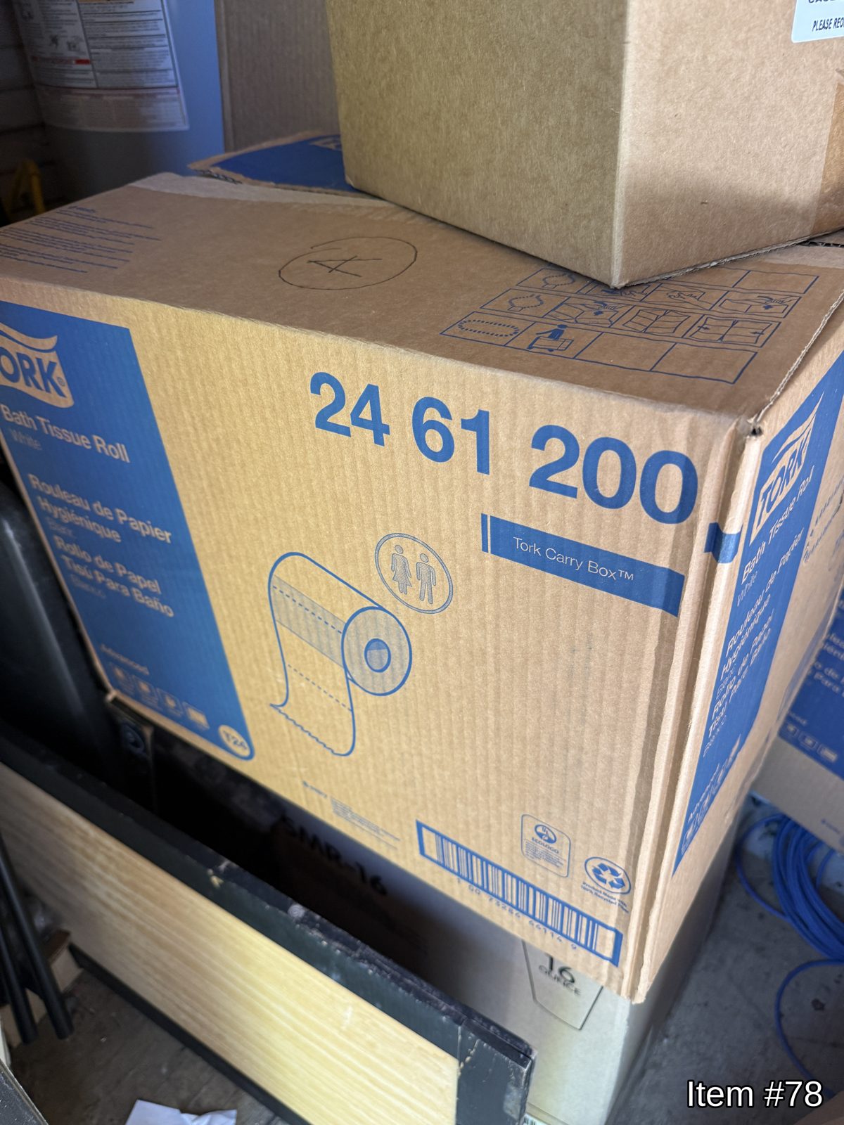 Boxes toilet rolls (x3)