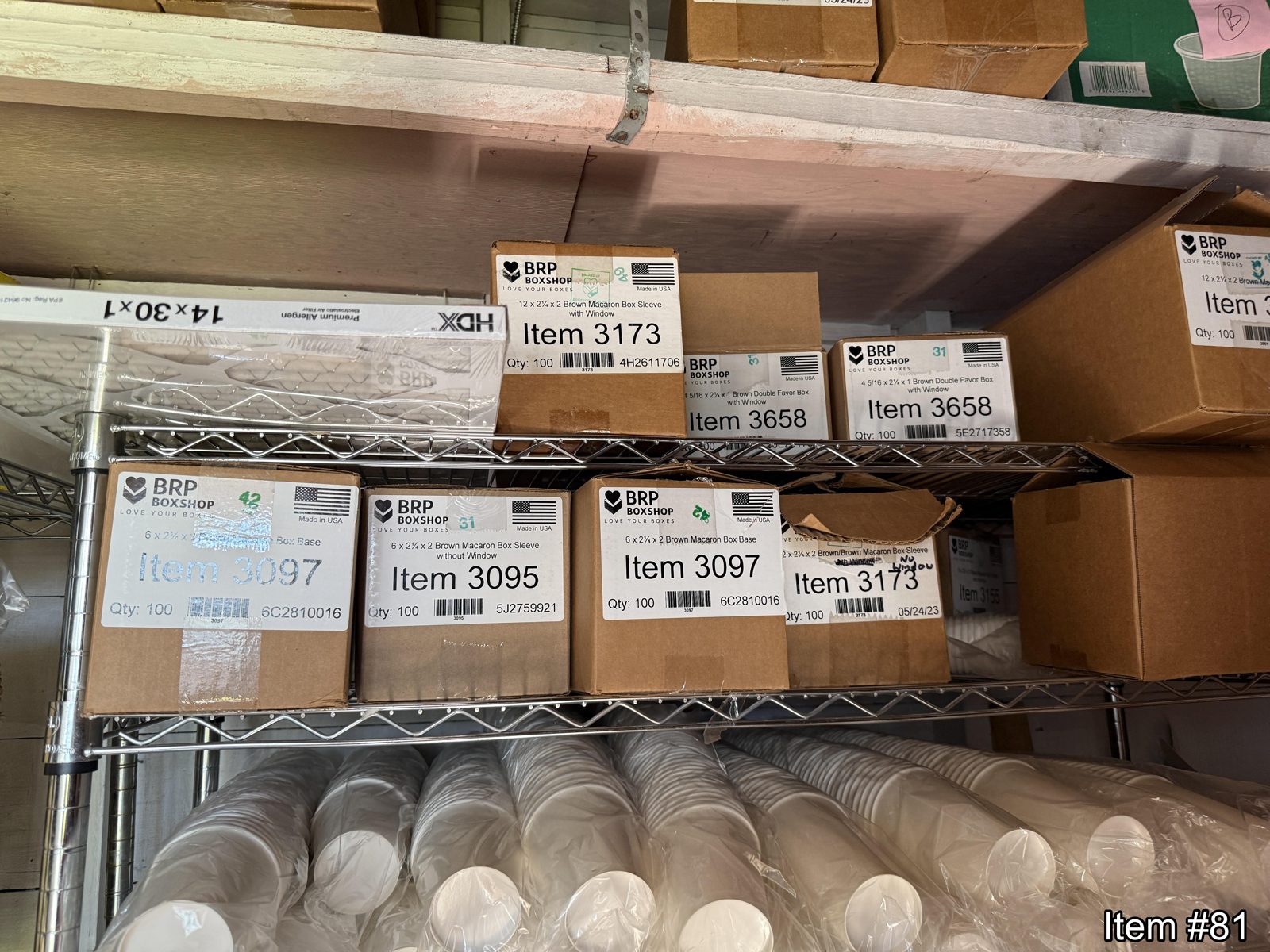 Miscellaneous branded packaging